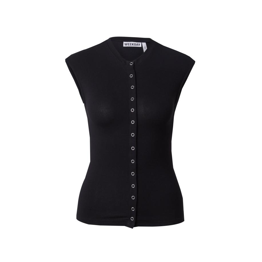 Weekday WEEKDAY Top Nila zwart -