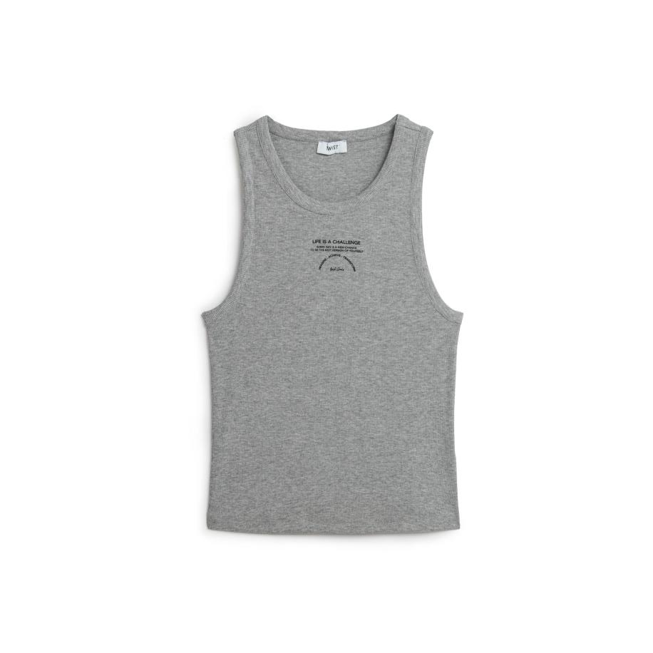 Twist Twist Top grijs / zwart -