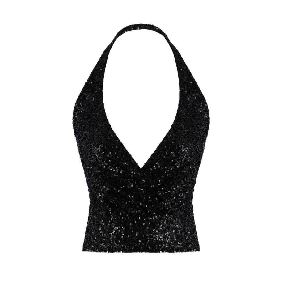 No Matter What Top zwart Zwart