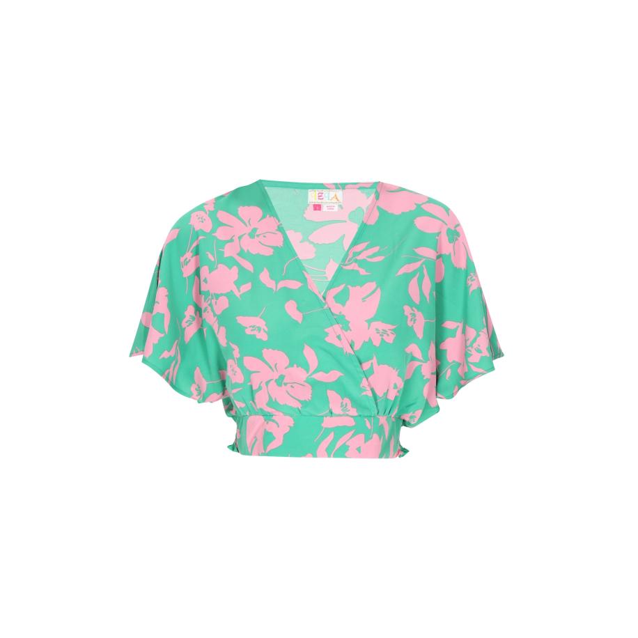 IZIA IZIA Top Fashion Look turquoise / lichtroze -