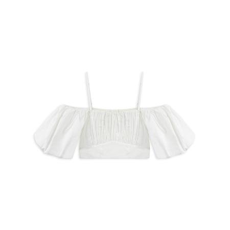 Twist Twist Top Poplin natuurwit