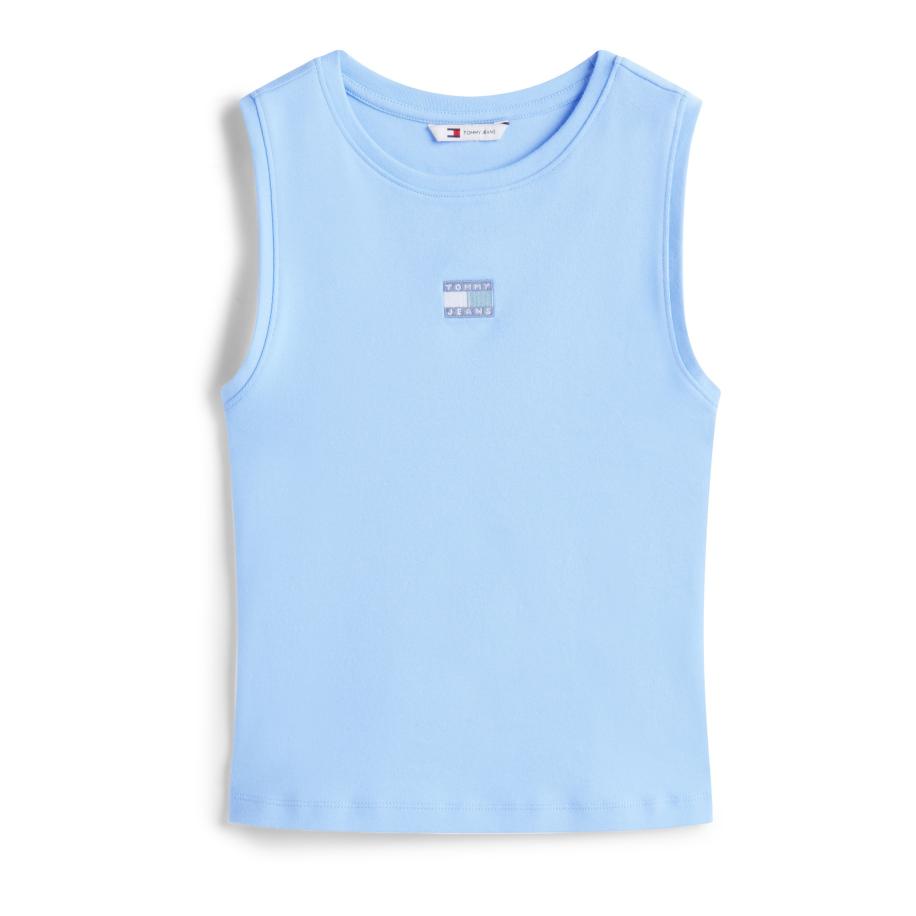 Tommy Jeans Tommy Jeans Top blauw / lichtblauw / wit -