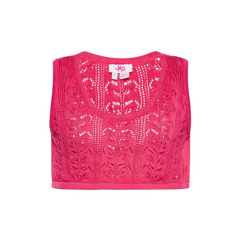 MYMO MYMO Gebreide top pink -