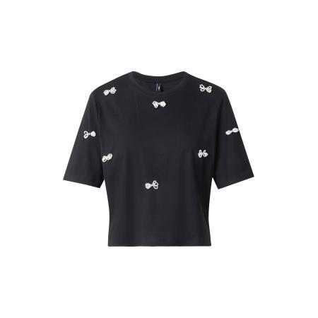 Only ONLY Shirt ONLJONI zwart / wit