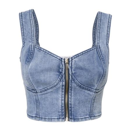 Influencer Influencer Top blauw denim