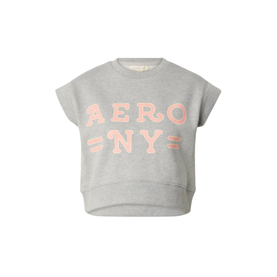 Aeropostale AÉROPOSTALE Shirt AERO NY grijs gemêleerd / lichtroze -