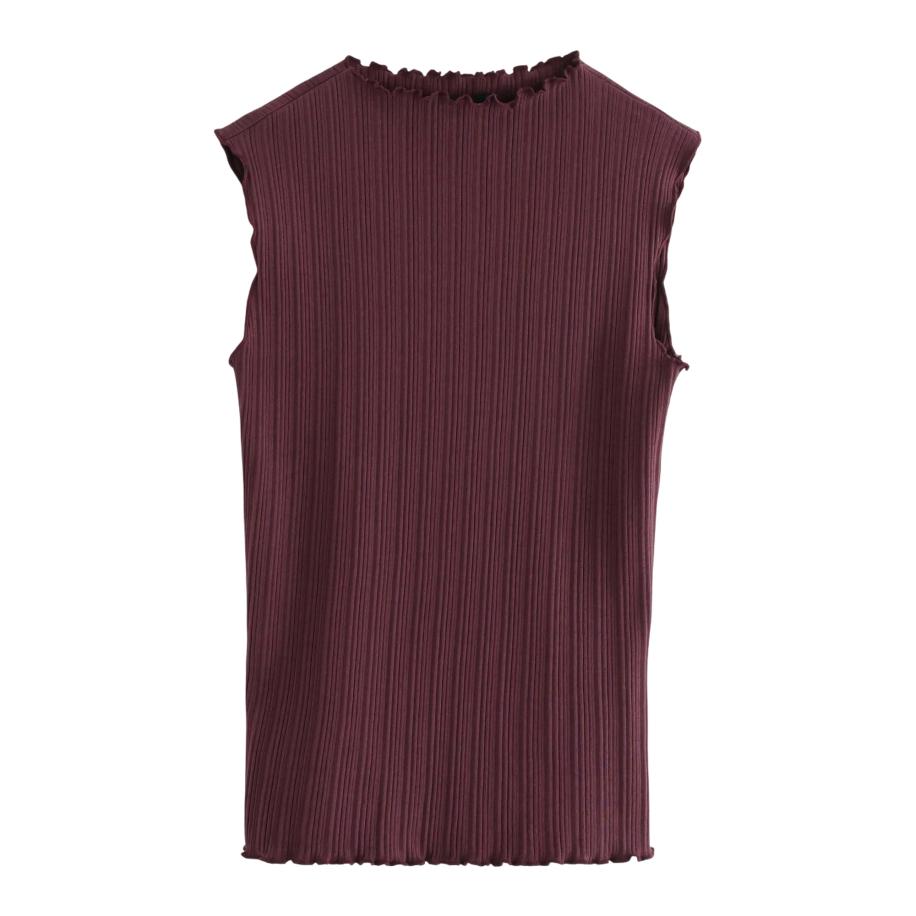 Lindex Lindex Top Esma donkerrood -