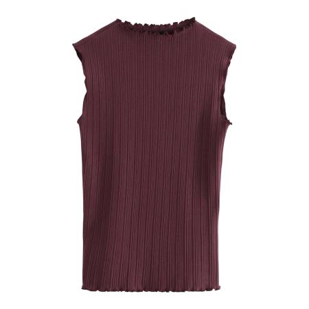 Lindex Lindex Top Esma donkerrood