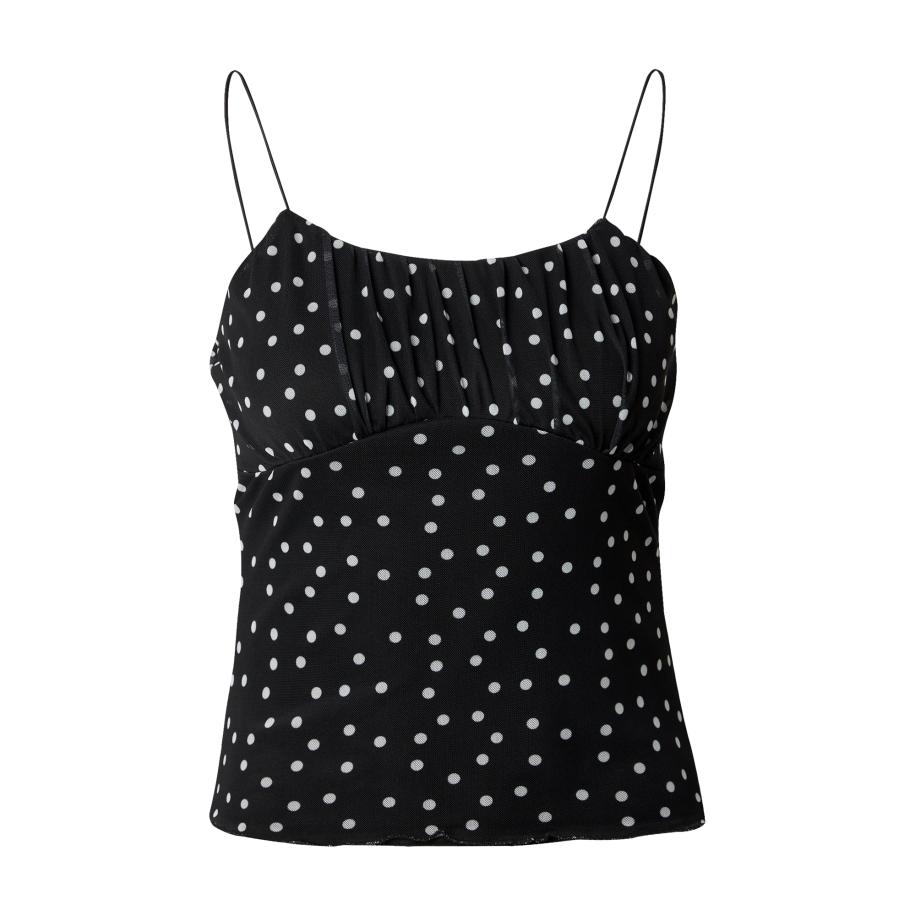 ABOUT YOU ABOUT YOU Top Linda zwart / wit -