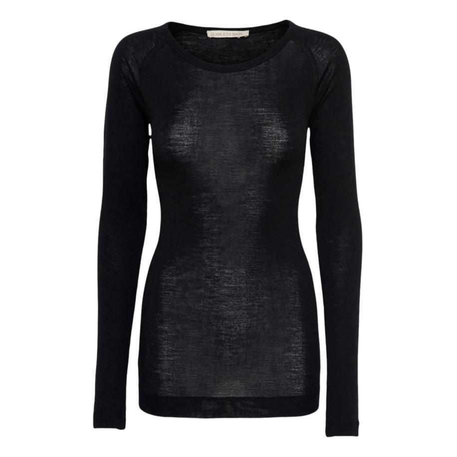 Seamless Basic Top Jade zwart Zwart