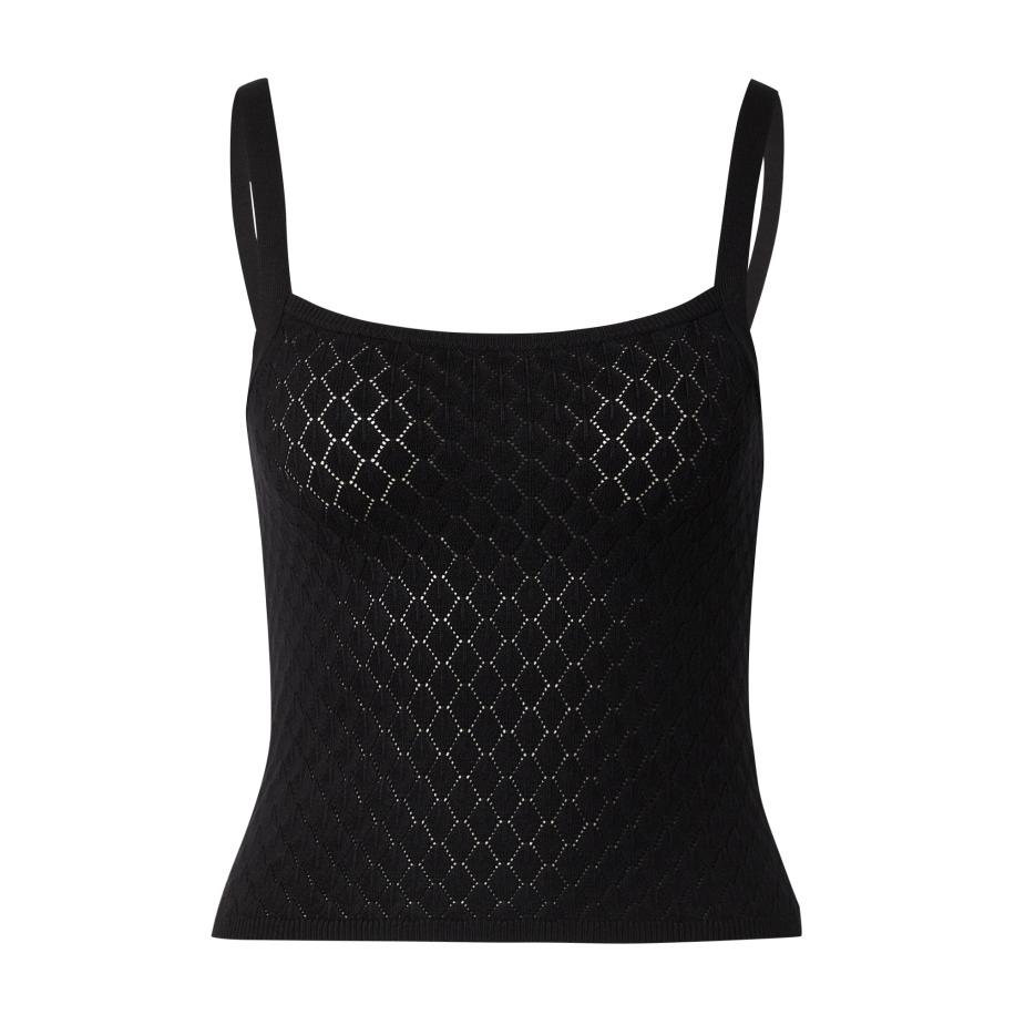 Lorena Rae RÆRE by Lorena Rae Gebreide top Noelle zwart -
