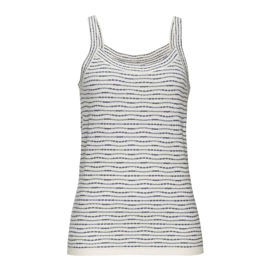 VIVANCE VIVANCE Gebreide top crème / smoky blue -