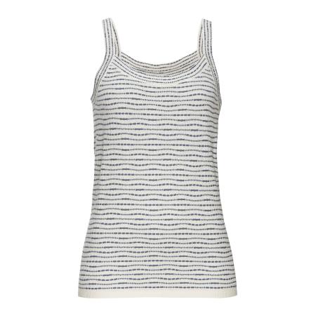 VIVANCE VIVANCE Gebreide top crème / smoky blue