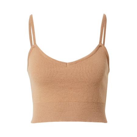 A LOT LESS A LOT LESS Gebreide top Nala camel