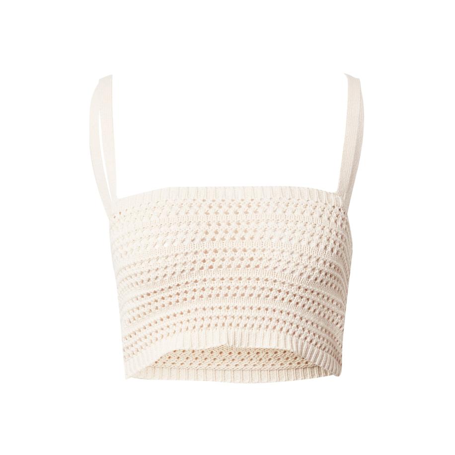 A LOT LESS A LOT LESS Gebreide top Lumi beige -