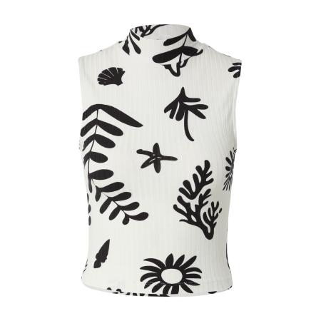 EDITED EDITED Top Kaori zwart / wit