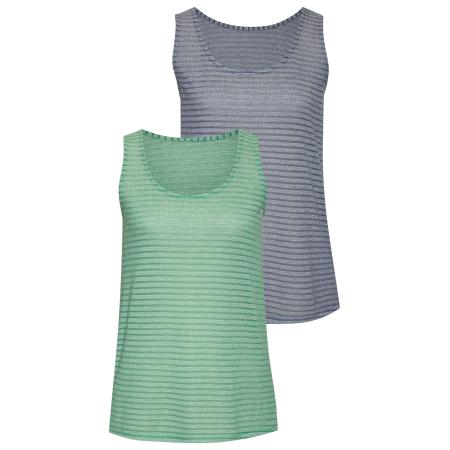 VIVANCE VIVANCE Top duifblauw / groen