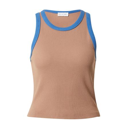 OUT OF ORBIT Top Maja camel / royal blue/koningsblauw