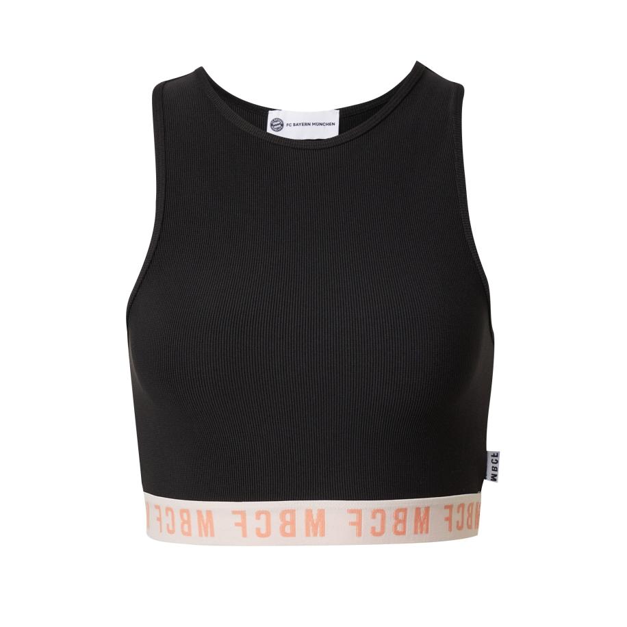 FCBM Top Cleo mandarijn / zwart / offwhite Zwart