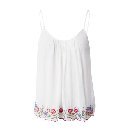 YAS YAS Top YASBELLA hemelsblauw / groen / pastelrood / wit