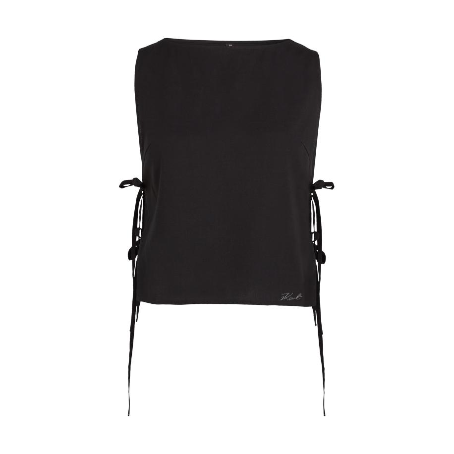 Karl Lagerfeld Karl Lagerfeld Top zwart / wit -