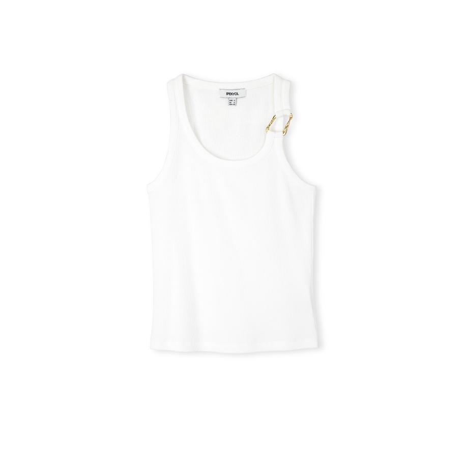 Ipekyol Ipekyol Top geel / wit -