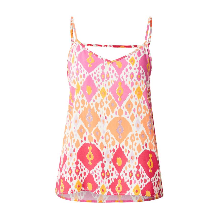 Only ONLY Top ONLNOVA PARIS mandarijn / lichtroze / bloedrood / wit -