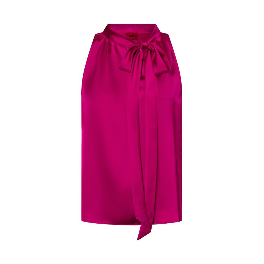 Hugo Boss HUGO Top Celuni-1 donkerroze -