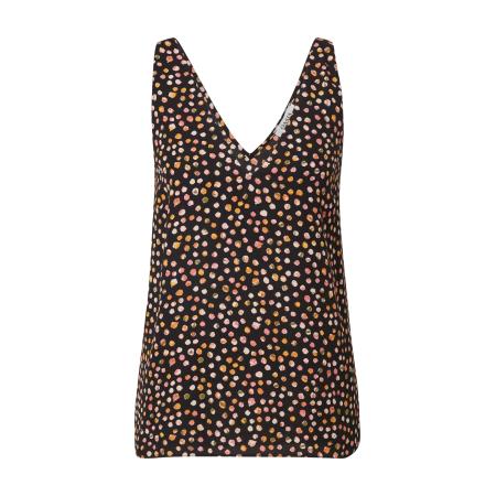 Oasis Top beige / oranje / oudroze / zwart