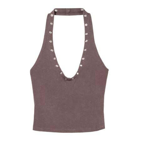 Bershka Bershka Top chocoladebruin