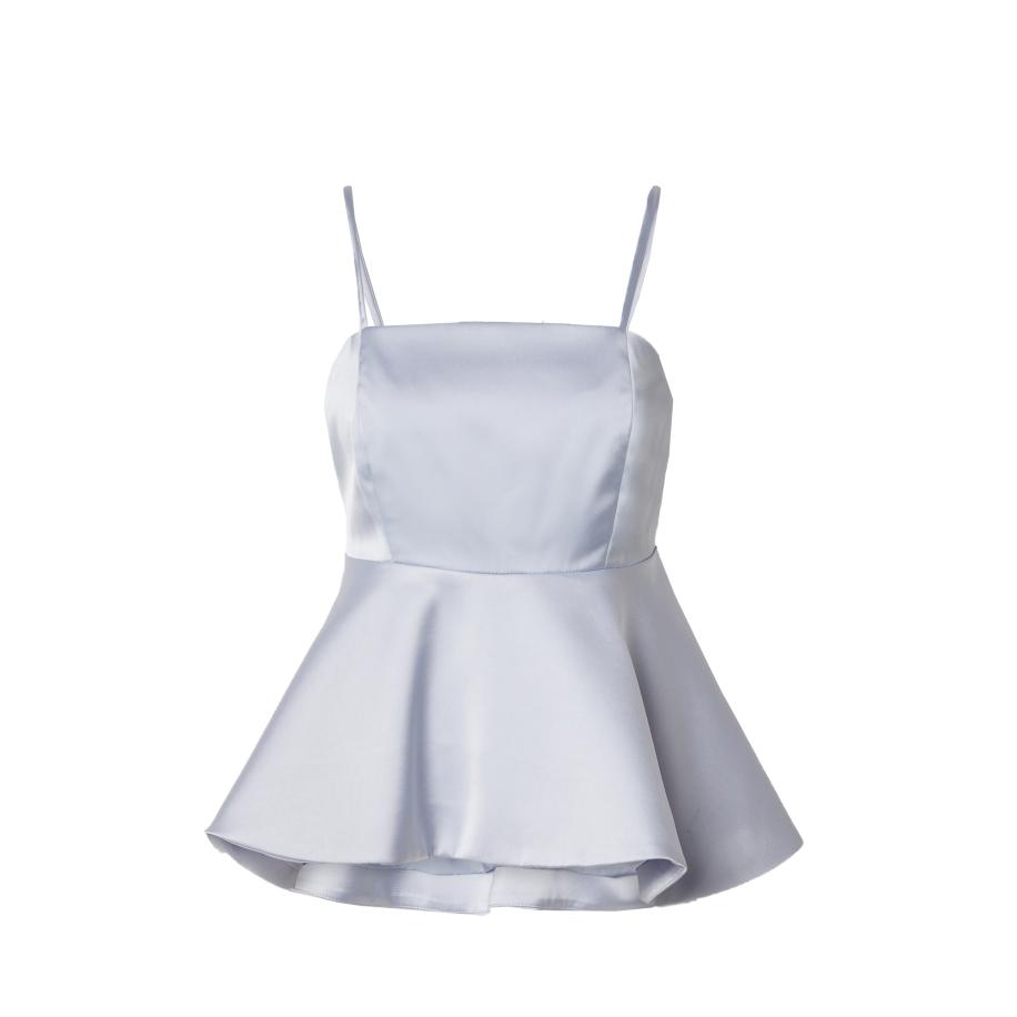 Kaviar Gauche Fleur by Kaviar Gauche Top Volume duifblauw -