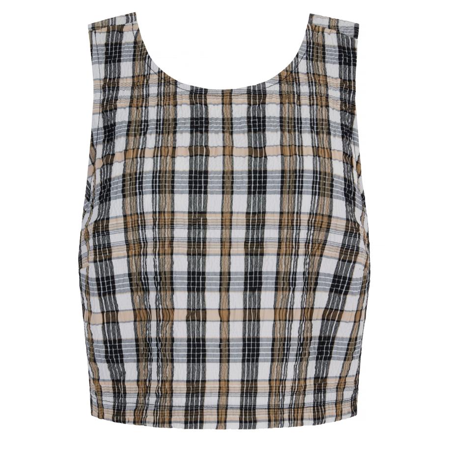 Aligne Aligne Top Ebbanie crème / bruin / zwart -