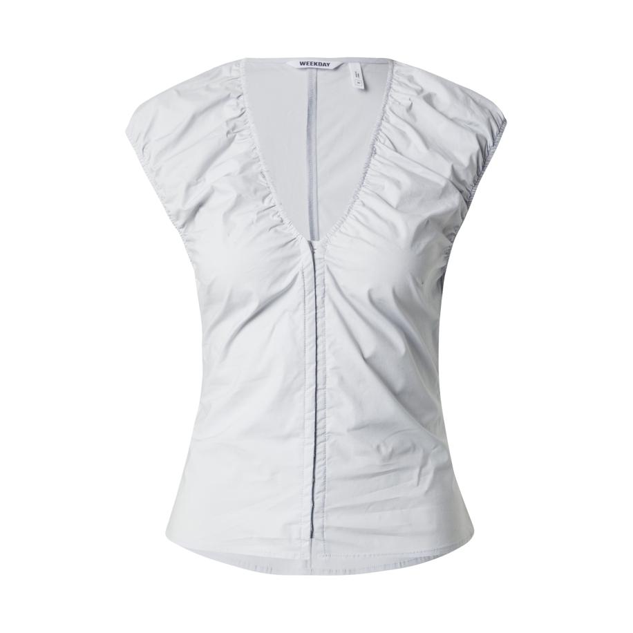 Weekday WEEKDAY Blouse Lise lichtgrijs -