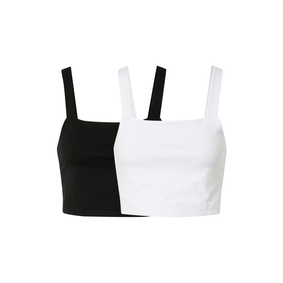 Urban Classics Urban Classics Top zwart / wit -