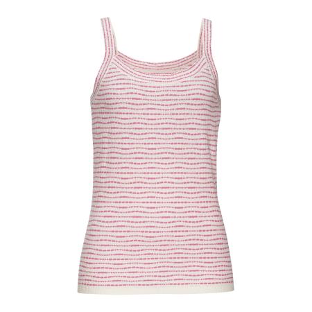 VIVANCE VIVANCE Gebreide top rosa / wit