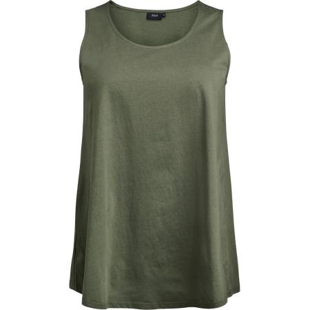 Zizzi Zizzi Top Vmy olijfgroen