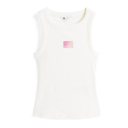 Tommy Jeans Tommy Jeans Top pink / poederroze / wit