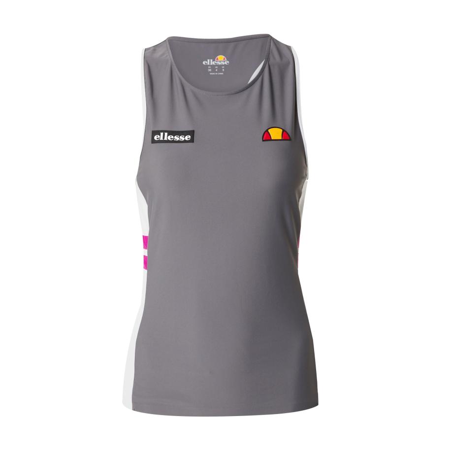 Ellesse ELLESSE Top Woodside donkergrijs / pink / zwart / wit -