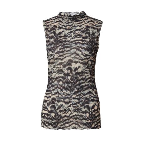 Topshop TOPSHOP Blouse lichtblauw / zwart / natuurwit