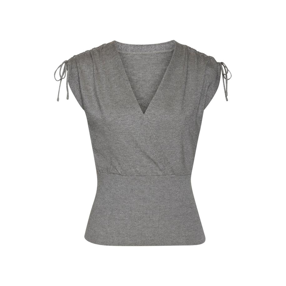 Lascana LASCANA Gebreide top lichtgrijs -