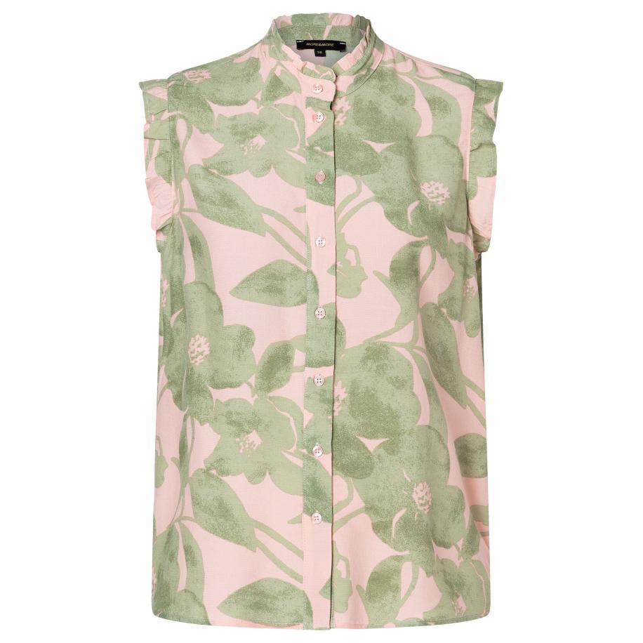 More & More MORE & MORE Blouse groen / pink -