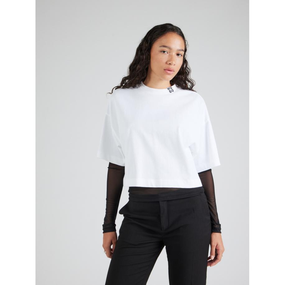 Hugo Boss HUGO Shirt Damelody zwart / offwhite -