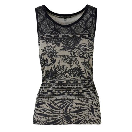 KOROSHI KOROSHI Top kaki / zwart