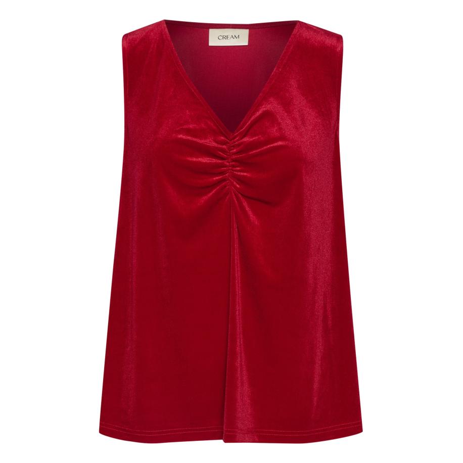 Cream Cream Top CR Pativa bloedrood -