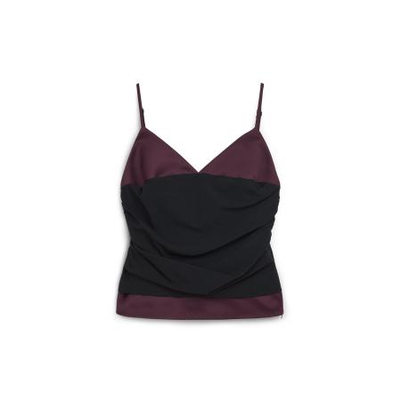 Twist Twist Top bourgogne / zwart