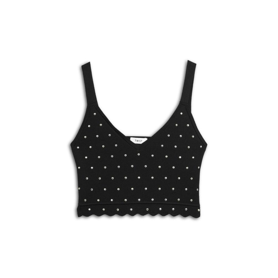 Twist Twist Top zilvergrijs / zwart -