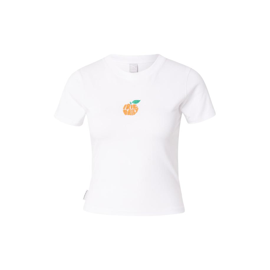 Iriedaily Shirt Daily Apfel smaragd / oranje / wit Wit