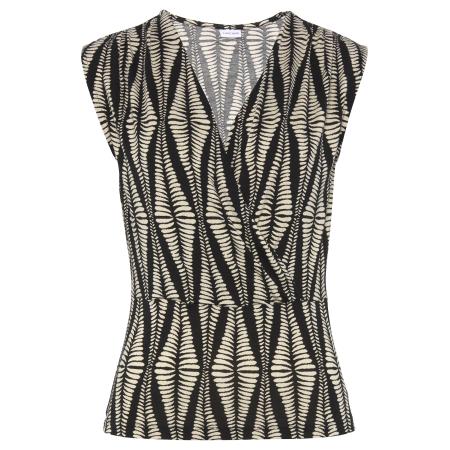 Lascana LASCANA Top sand / zwart