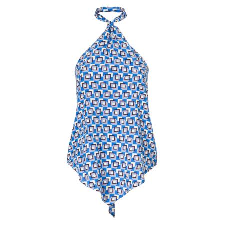 Influencer Influencer Top blauw / navy / oranje / wit