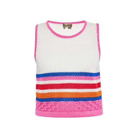 ebeeza ebeeza Top blauw / groen / pink / wit